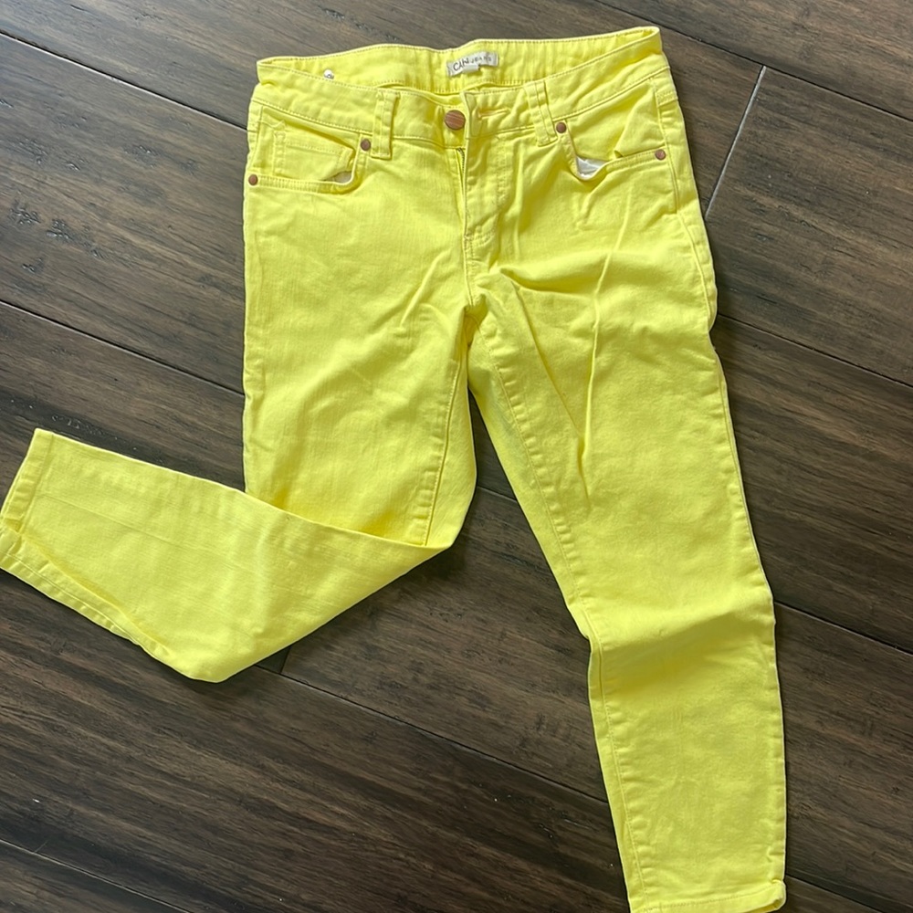 Cabi yellow jeans